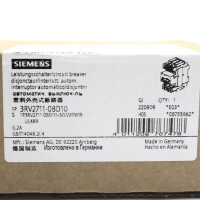 Siemens Leistungsschalter 3RV2711-0BD10 OVP