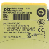Pilz Not-Aus Schaltgerät PNOZ X3P 24VDC 24VAC 3n/o 1n/c 1so 777310 OVP