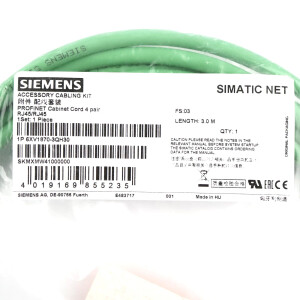 Siemens Industrial Ethernet TP Cord RJ45/RJ45 6XV1870-3QH30 OVP