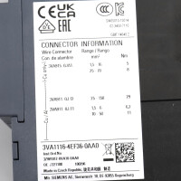 Siemens Leistungsschalter 3VA1116-4EF36-0AA0 OVP