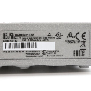 B&R POWERLINK Bus Controller X67BC8321.L12 Rev.F3 OVP