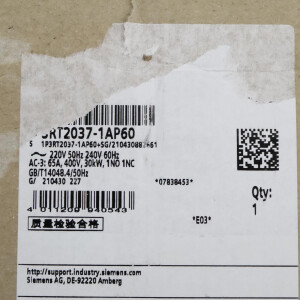 Siemens Leistungsschütz 3RT2037-1AP60 OVP