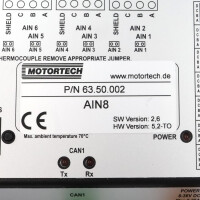 MOTORTECH ComAp Analogeingangsmodul IS-AIN8 63.50.002 OVP