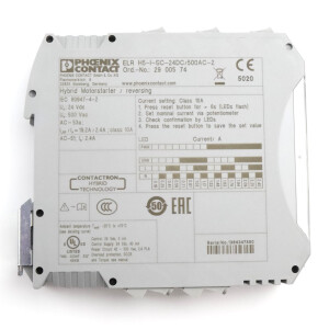 Phoenix Contact Hybrid-Motorstarter ELR H5-I-SC-24DC/500AC-2 2900574 OVP