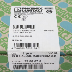 Phoenix Contact Hybrid-Motorstarter ELR H5-I-SC-24DC/500AC-9 2900576 SIE