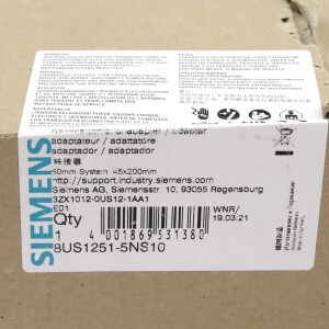 Siemens Sammelschienenadapter 8US1251-5NS10 OVP