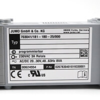 JUMO dTRON 316 Kompaktregler 703041/181-180-25/000 00624554 OVP