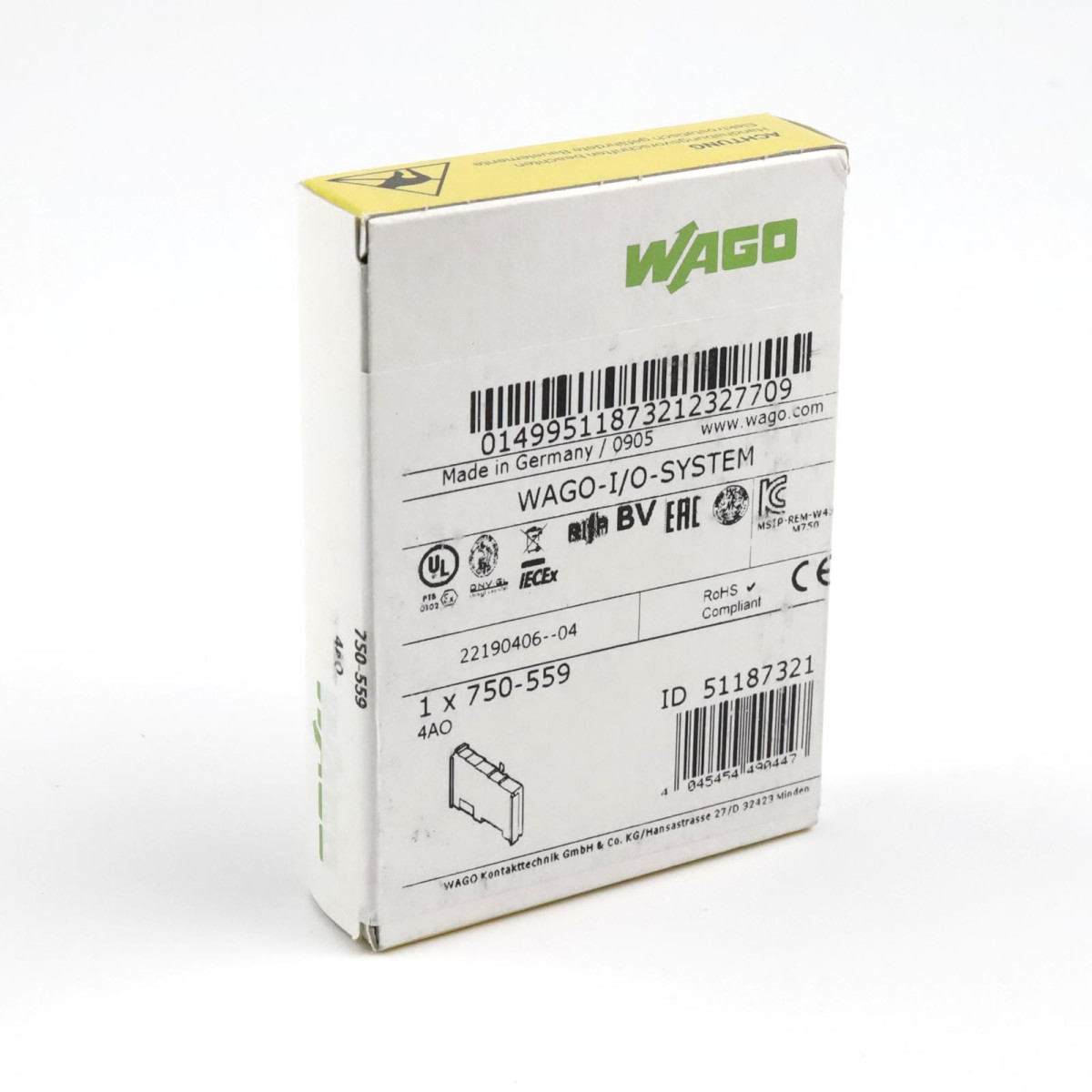 WAGO 4-Kanal-Analogausgang 750-559 SIE