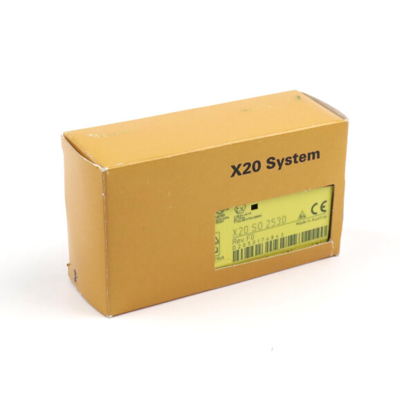 B&R X20 Digitalausgangsmodul X20SO2530 Rev.F0 OVP