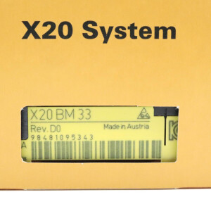 B&R X20 Busmodul X20BM33 OVP