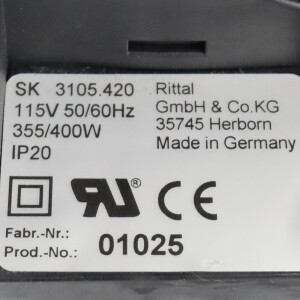 RITTAL Schaltschrank-Heizung SK 3105.420 115V NOV