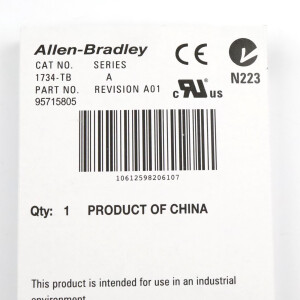Allen Bradley I/O Terminal Base 1734-TB OVP