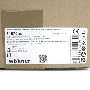 Wöhner Reiter-Sicherungshalter 31970 OVP