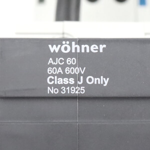 Wöhner Reiter-Sicherungshalter 31970 OVP