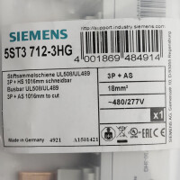 Siemens Stiftsammelschiene 5ST3712-3HG OVP