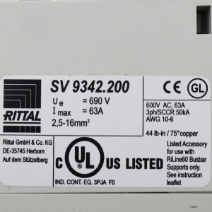 RITTAL Anschlussadapter SV 9342.200 OVP