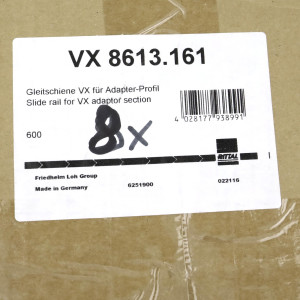 RITTAL Gleitschiene VX 8613.161 (8Stk.) OVP