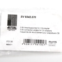 RITTAL Anschlusswinkel SV 9342.570 (3Stk.) OVP
