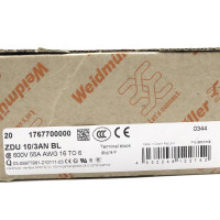 Weidmüller Durchgangs-Reihenklemme ZDU 10/3AN BL 1767700000 (20Stk.) OVP