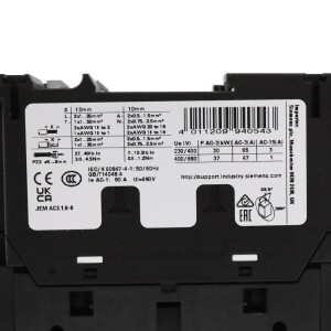 Siemens Leistungsschütz 3RT2037-1AP60 NOV