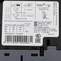 Siemens Leistungsschalter 3RV2021-1GA20 GEB