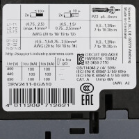Siemens Leistungsschalter 3RV2411-0GA10 NOV