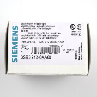 Siemens Leuchtmelder 3SB3212-6AA60 OVP
