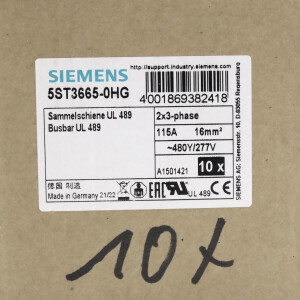 Siemens Stiftsammelschiene 5ST3665-0HG (10Stk.) OVP