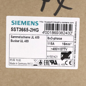 Siemens Stiftsammelschiene 5ST3665-2HG (7Stk.) OVP