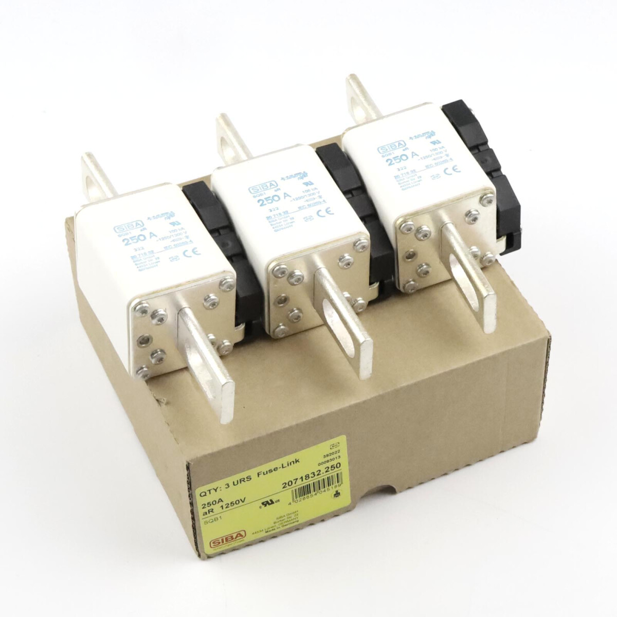 SIBA Sicherungseinsatz 2071832.250 250A 1250V (3Stk.) OVP