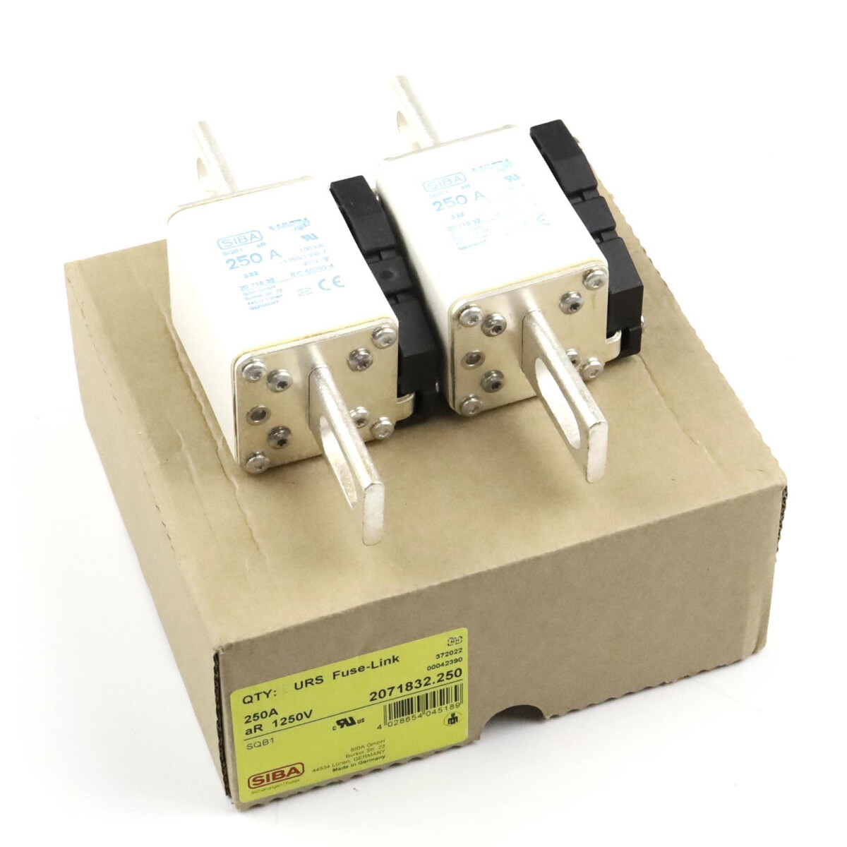SIBA Sicherungseinsatz 2071832.250 250A 1250V (2Stk.) OVP