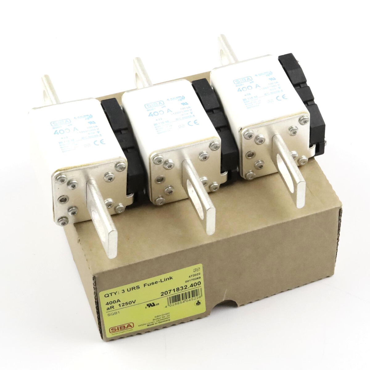 SIBA Sicherungseinsatz 2071832.400 400A 1250V (3Stk.) OVP
