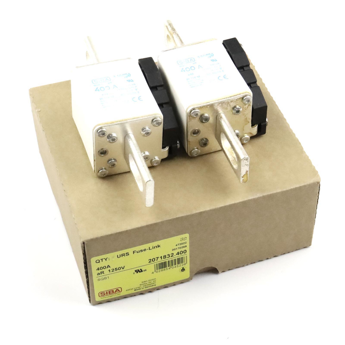 SIBA Sicherungseinsatz 2071832.400 400A 1250V (2Stk.) OVP