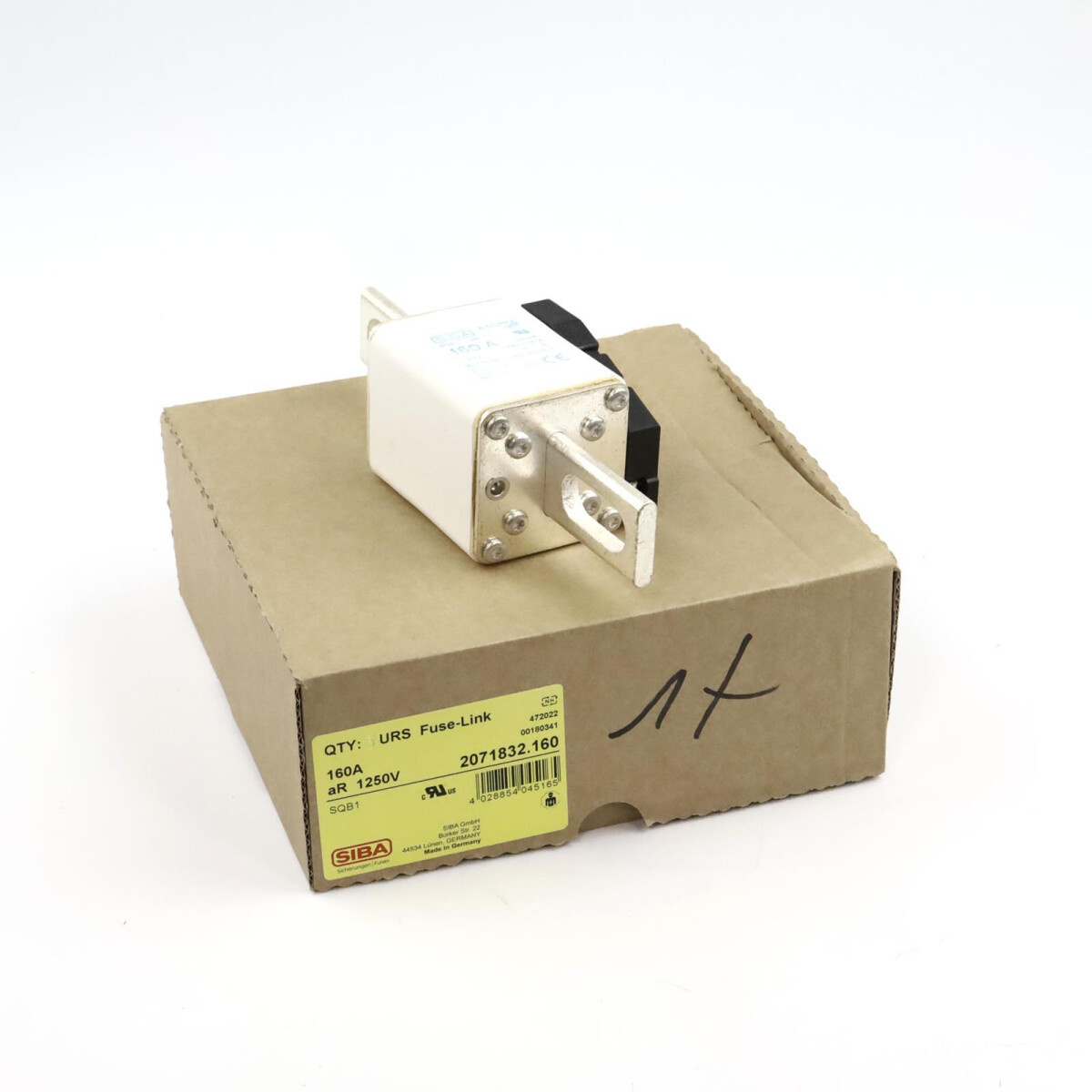 SIBA Sicherungseinsatz 2071832.160 160A 1250V OVP