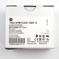 Allen Bradley Leitungsschutzschalter 1492-SPM1C030 Ser.D OVP