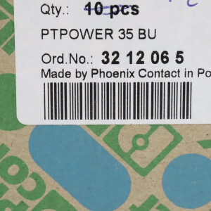 Phoenix Contact Hochstromklemme PTPOWER 35 BU 3212065 (10Stk.) OVP