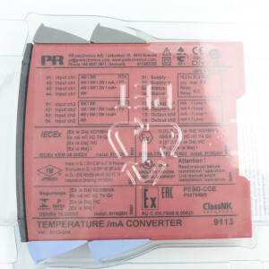 PR electronics Temperatur / mA Wandler 9113B OVP