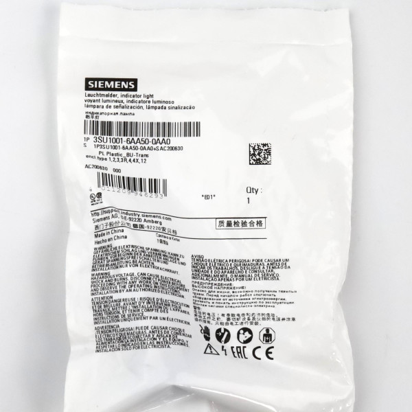 Siemens Leuchtmelder 3SU1001-6AA50-0AA0 (4Stk) OVP