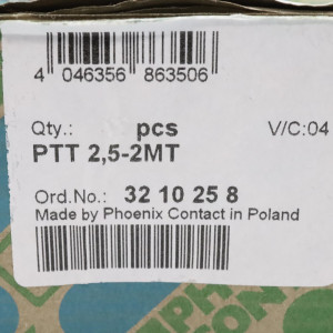 Phoenix Contact  Messertrennklemme PTT 2,5-2MT 3210258 (28Stk.) OVP