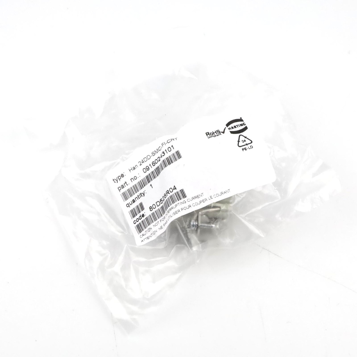 Harting Einsatz Han 24DD-SMC-FI-CRT 09160243101 OVP