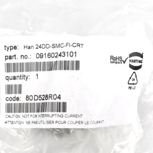 Harting Einsatz Han 24DD-SMC-FI-CRT 09160243101 OVP