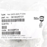 Harting Einsatz Han 24DD-SMC-FI-CRT 09160243101 OVP