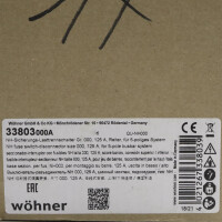 Wöhner NH-Sicherungs-Lasttrennschalter 33803000A OVP