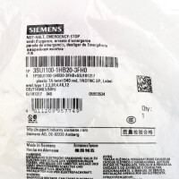 Siemens NOT-HALT-Pilzdrucktaster 3SU1100-1HB20-3FH0 OVP