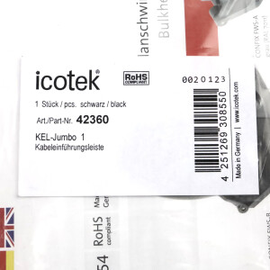 icotek Kabeleinführungsleiste KEL-JUMBO 1 42360 OVP