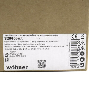 Wöhner Sammelschienenadapter 32660000A OVP