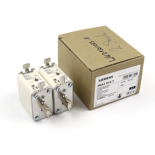 Siemens Sitor Sicherungseinsatz 3NA3814-7 (2Stk.) OVP