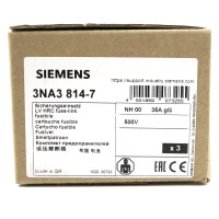 Siemens Sitor Sicherungseinsatz 3NA3814-7 (2Stk.) OVP