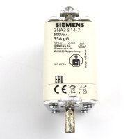 Siemens Sitor Sicherungseinsatz 3NA3814-7 (2Stk.) OVP