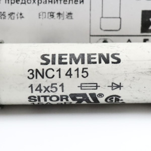 Siemens SITOR- Zylindersicherungseinsatz 3NC1415 (4Stk.) OVP